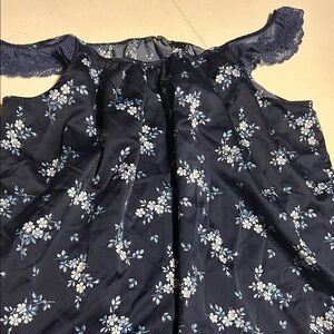 Lauren Ralph Lauren Midnight Blue Floral Robe